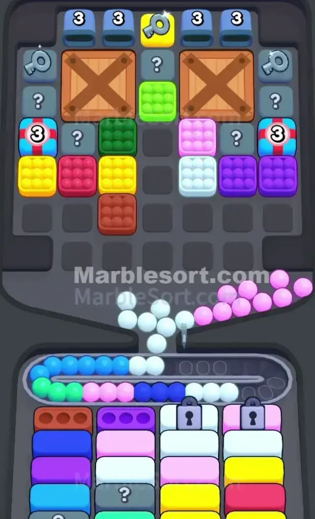 Marble Sort Level 340 Solution 1