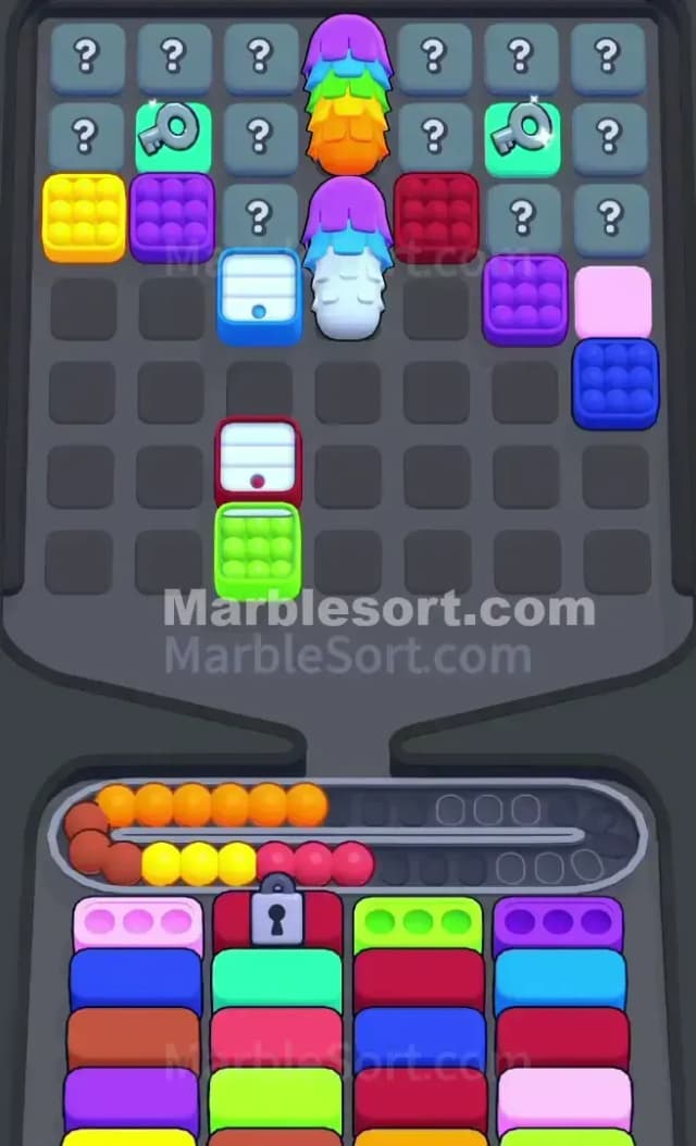 Marble Sort Level 510 Solution 1