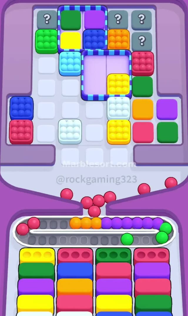 Marble Sort Level 323 Solution 1