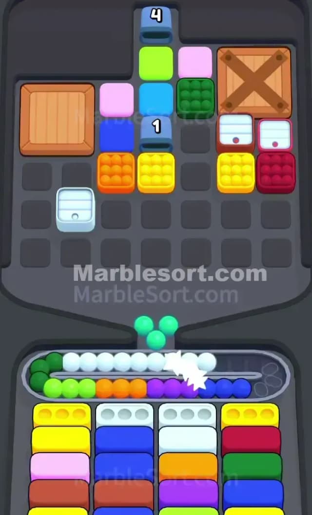 Marble Sort Level 387 Solution 1