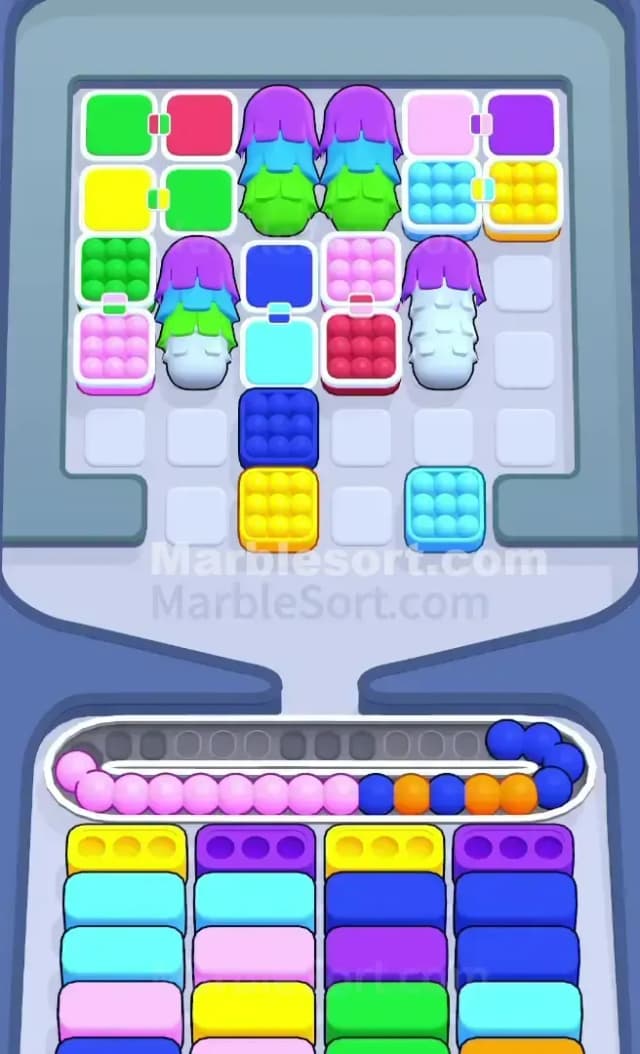 Marble Sort Level 545 Solution 1