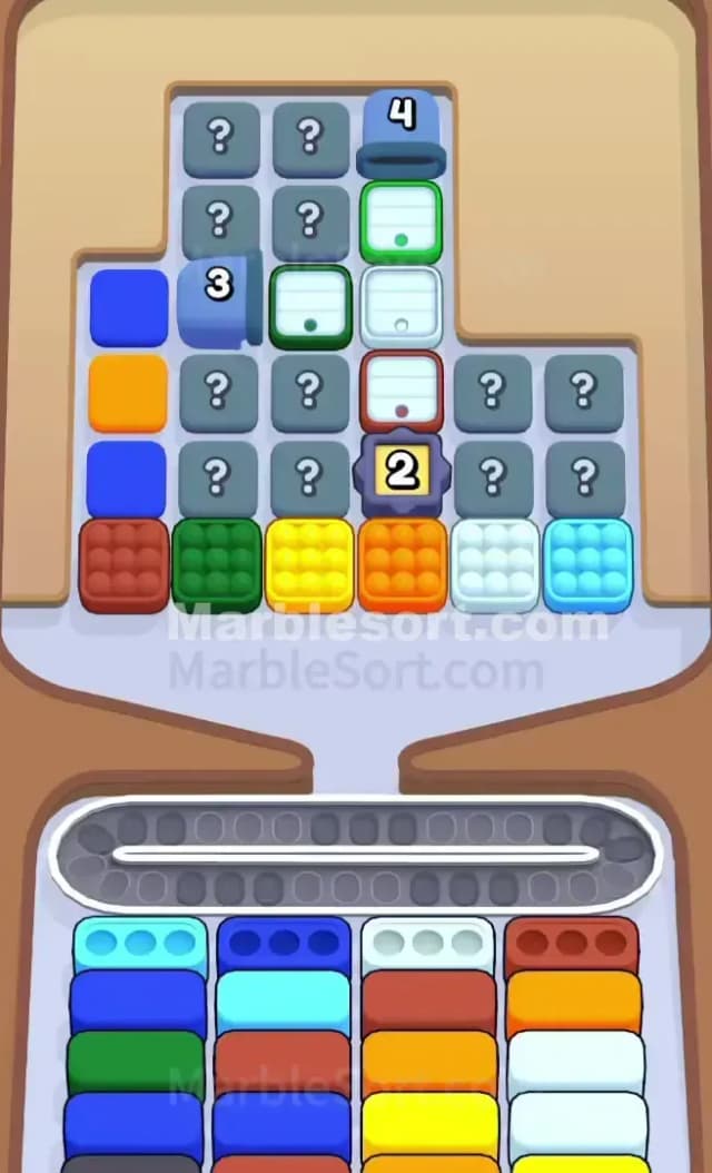 Marble Sort Level 739 Gameplay