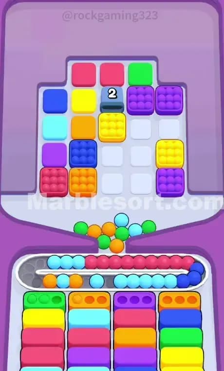 Marble Sort Level 15 Solution 1