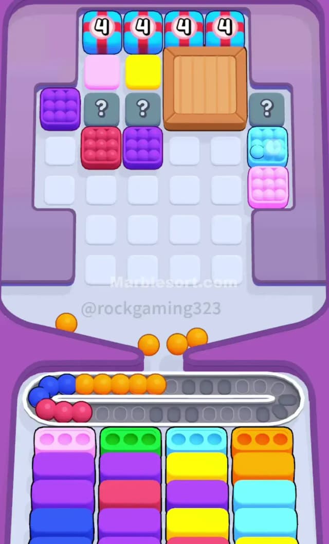 Marble Sort Level 168 Solution 1