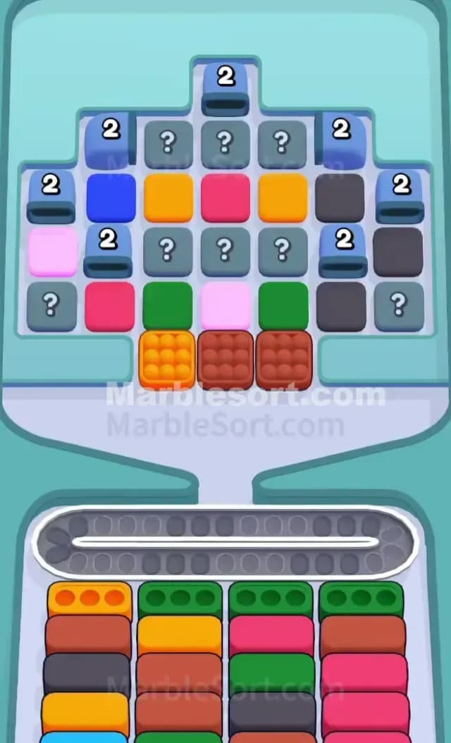 Marble Sort Level 265 Gameplay