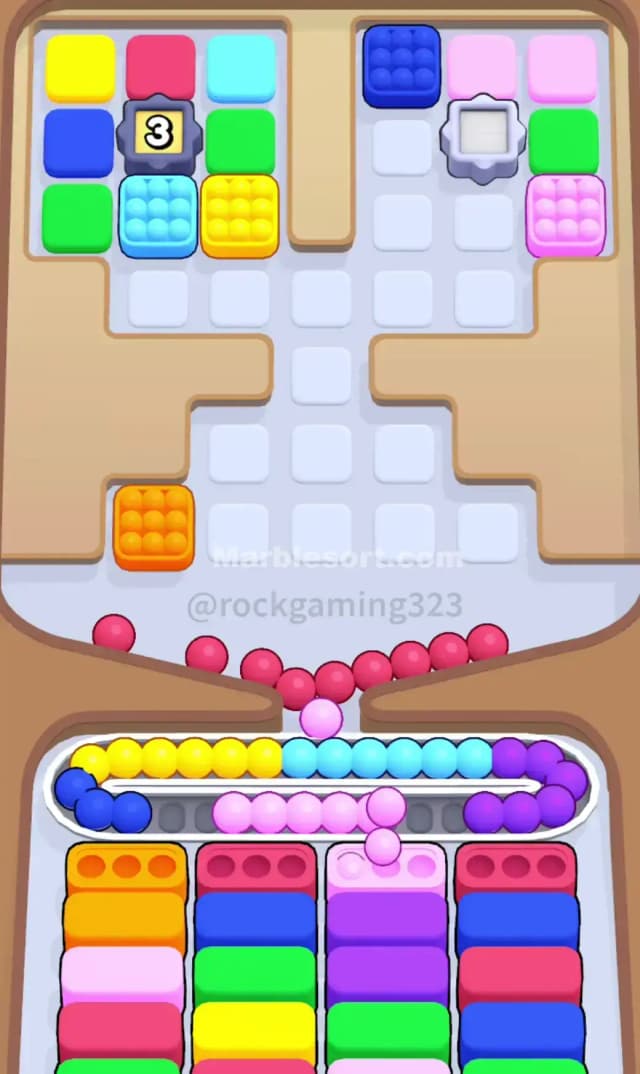 Marble Sort Level 282 Solution 1