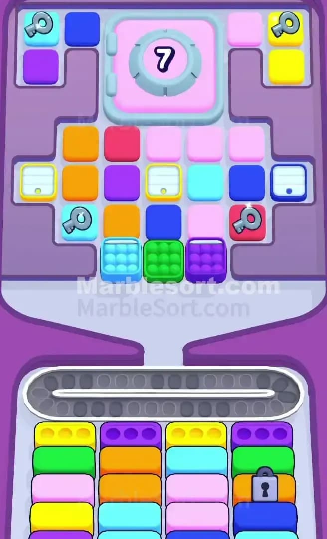 Marble Sort Level 399 Screenshot