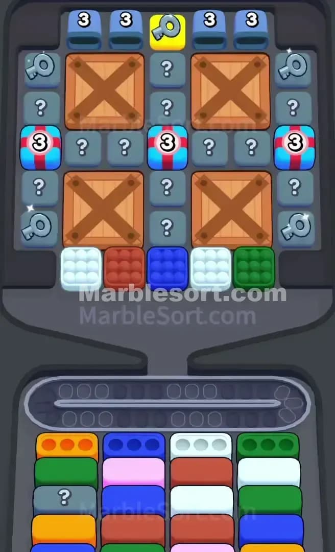 Marble Sort Level 340 Screenshot