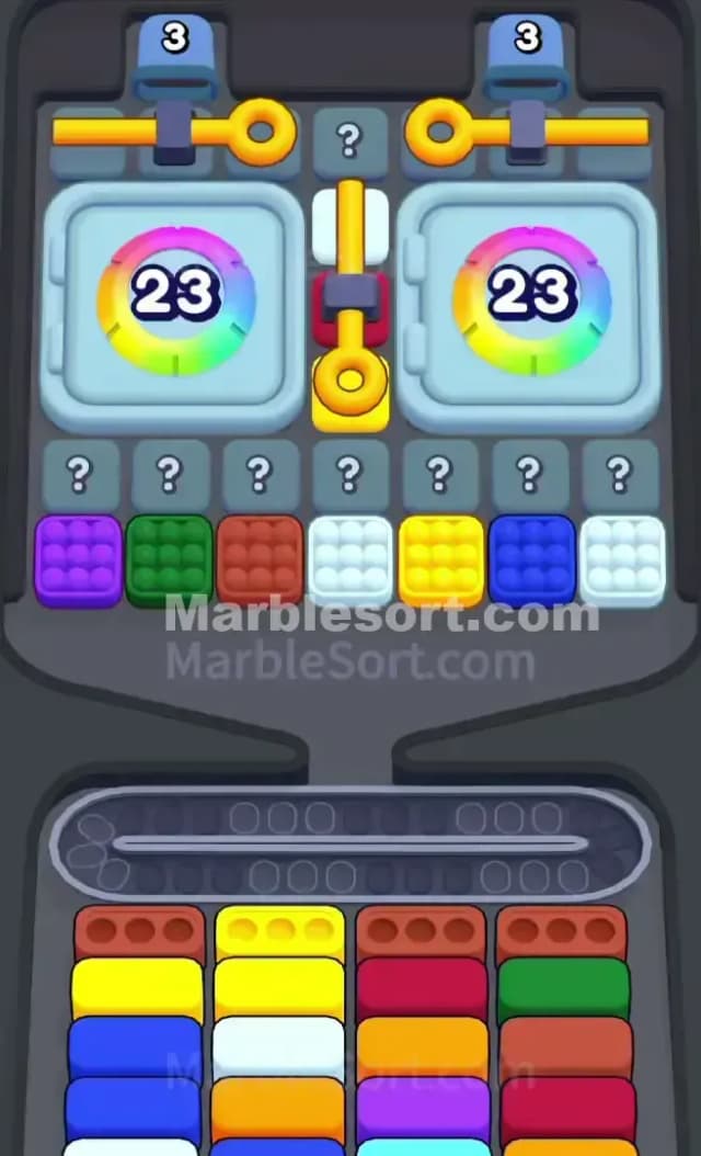 Marble Sort Level 684 Gameplay