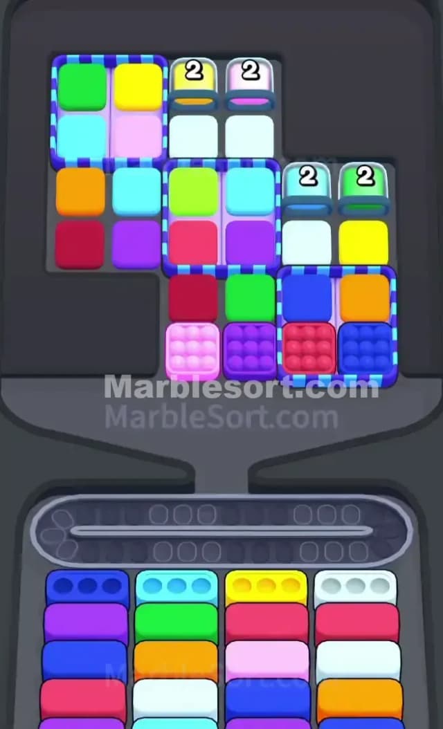 Marble Sort Level 597 Gameplay