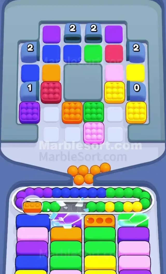 Marble Sort Level 311 Solution 1