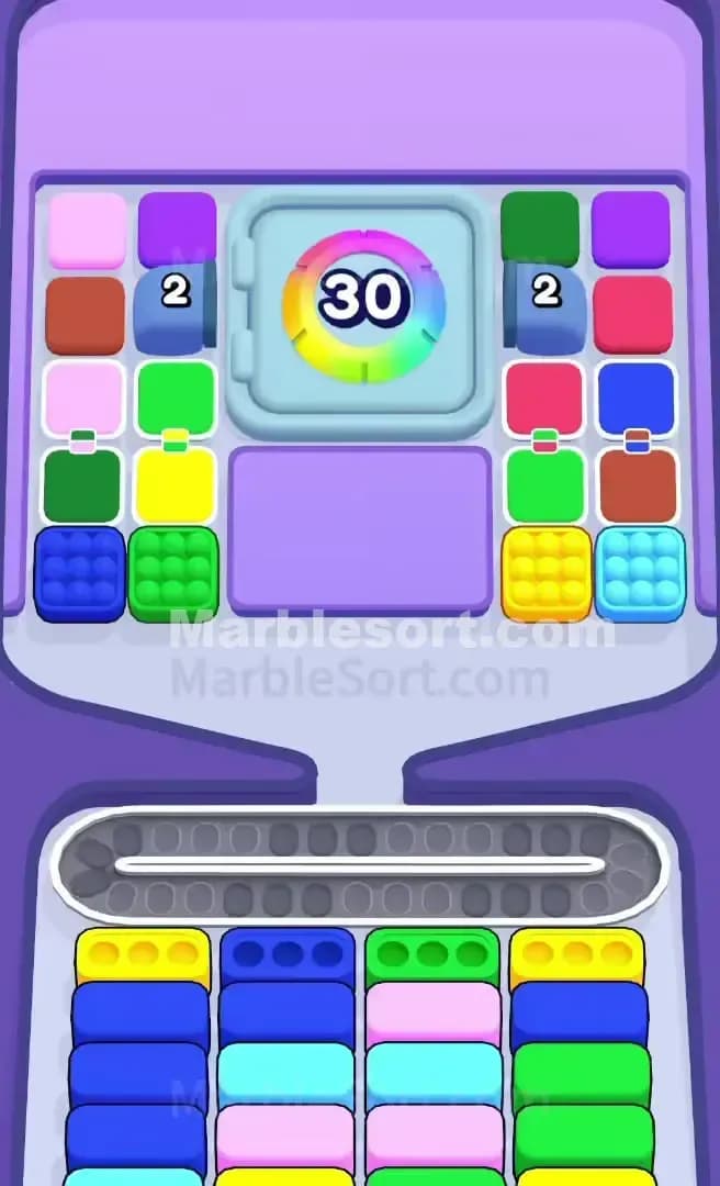 Marble Sort Level 288 Screenshot