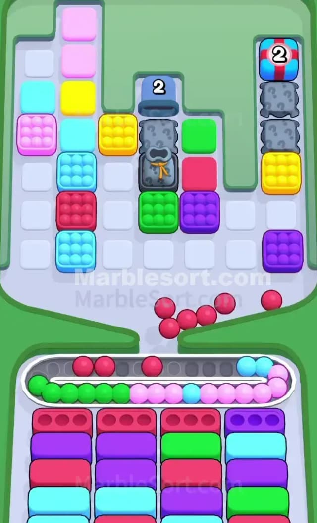 Marble Sort Level 565 Solution 1
