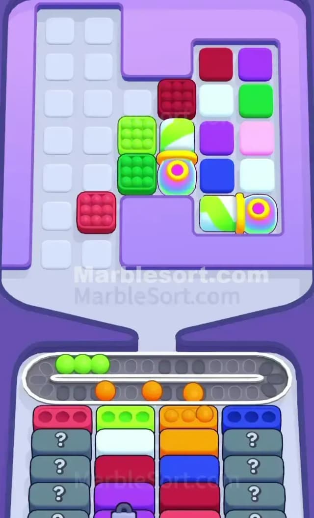 Marble Sort Level 518 Solution 1