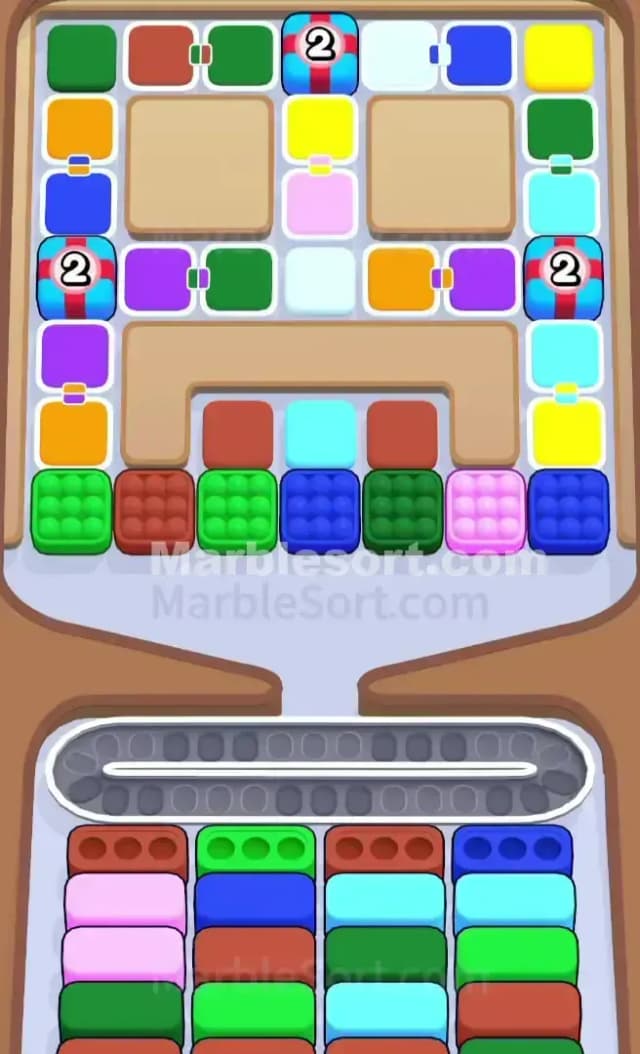 Marble Sort Level 355 Gameplay