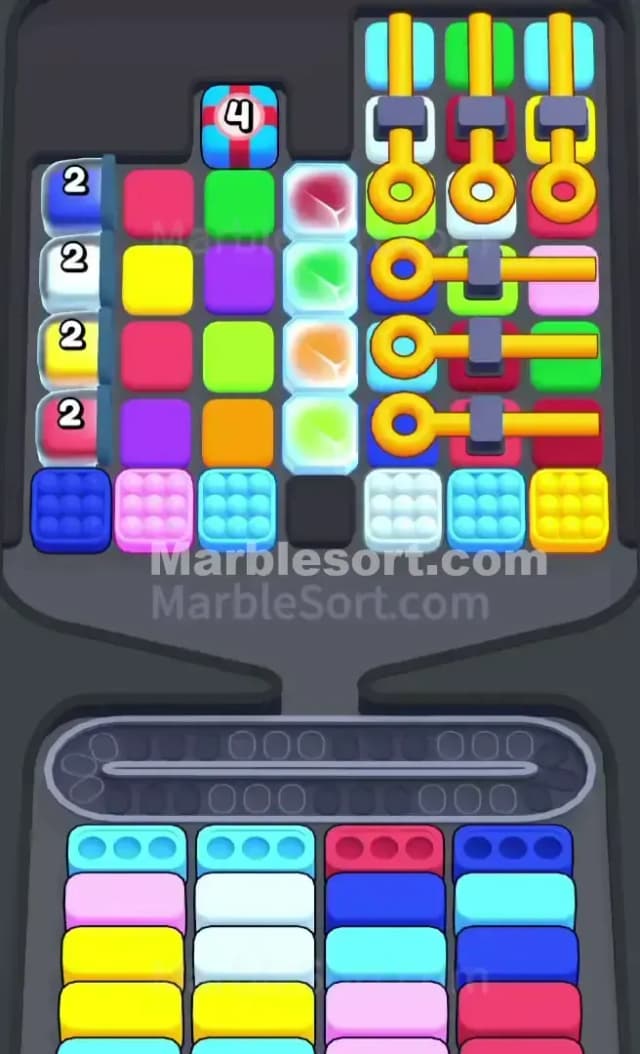 Marble Sort Level 547 Gameplay