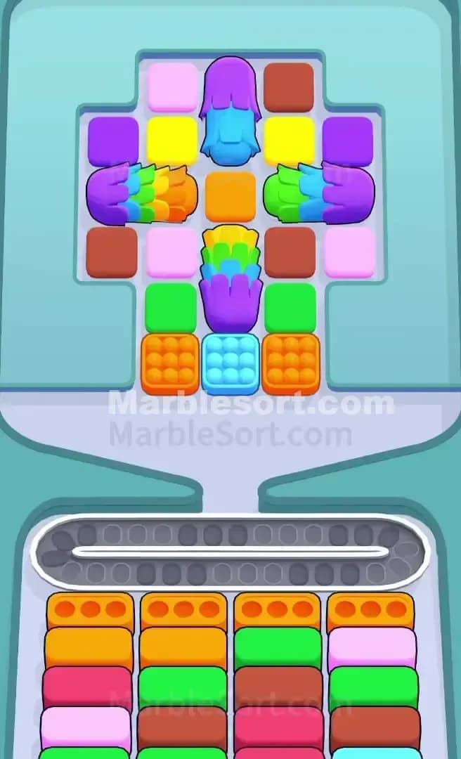 Marble Sort Level 502 Screenshot