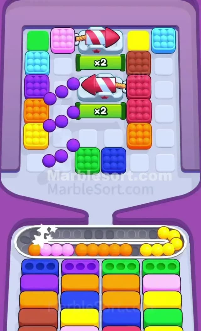 Marble Sort Level 632 Solution 1