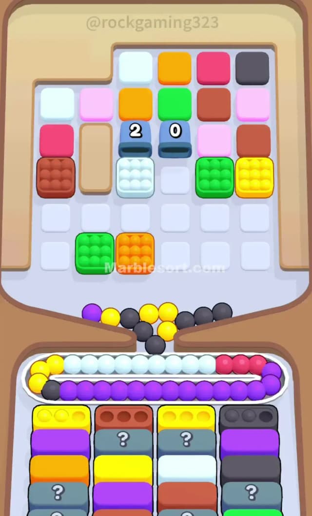 Marble Sort Level 46 Solution 1