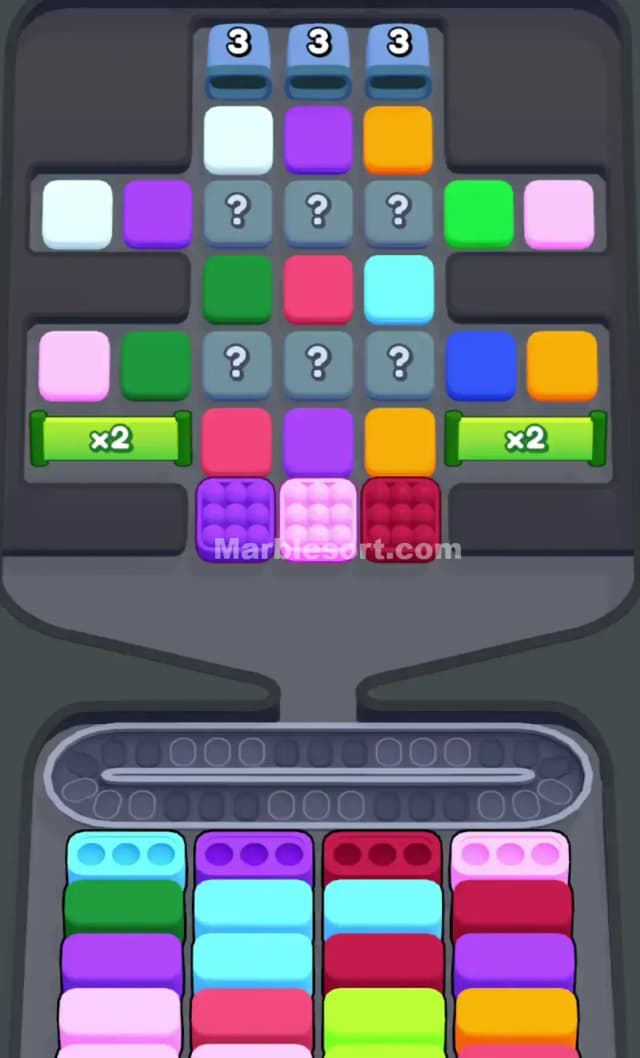 Marble Sort Level 77 Gameplay