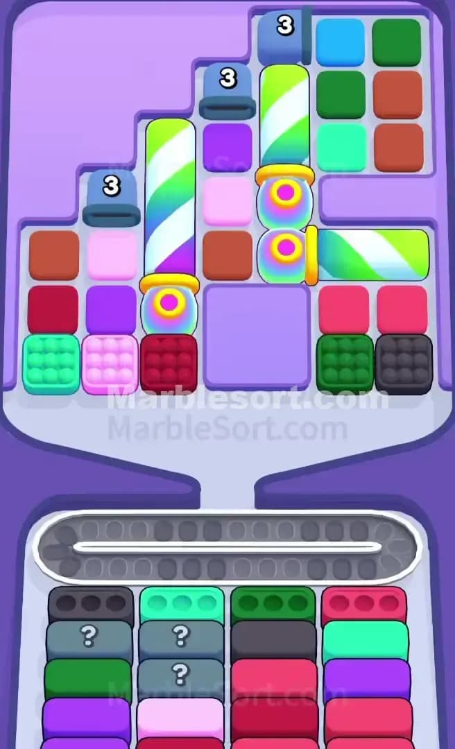 Marble Sort Level 598 Screenshot