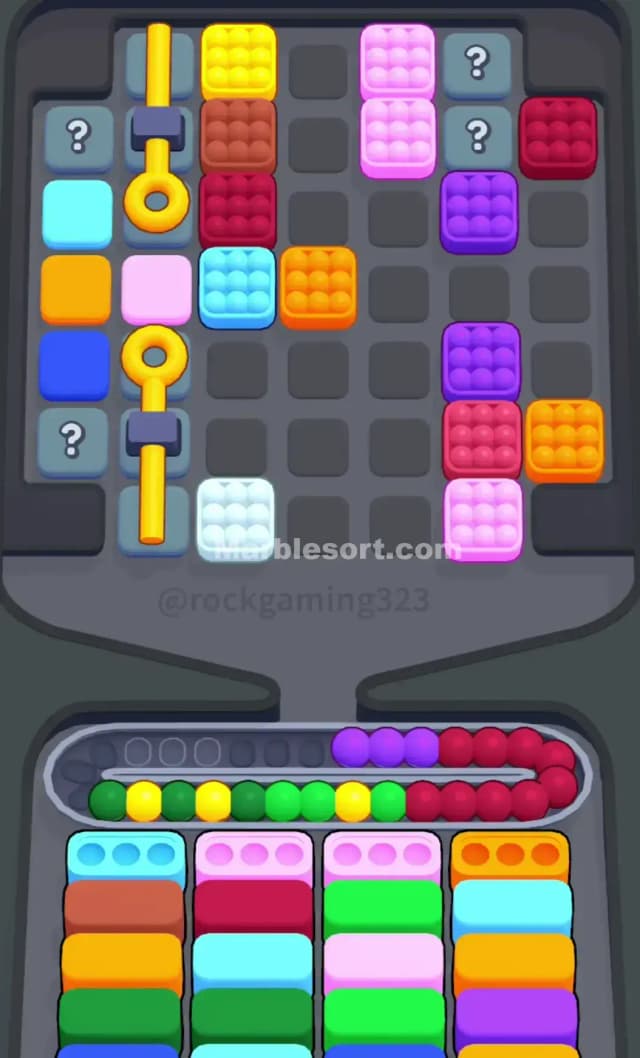Marble Sort Level 167 Solution 1