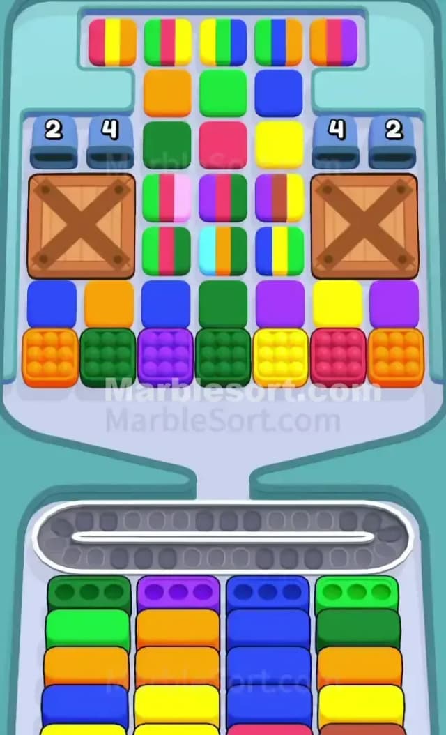 Marble Sort Level 273 Gameplay