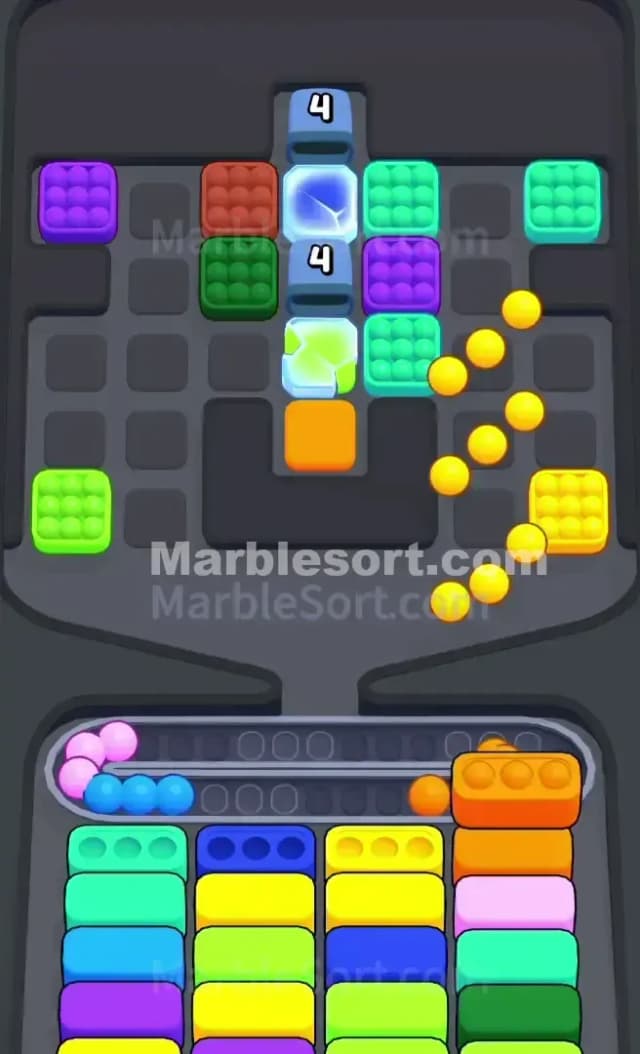Marble Sort Level 394 Solution 1