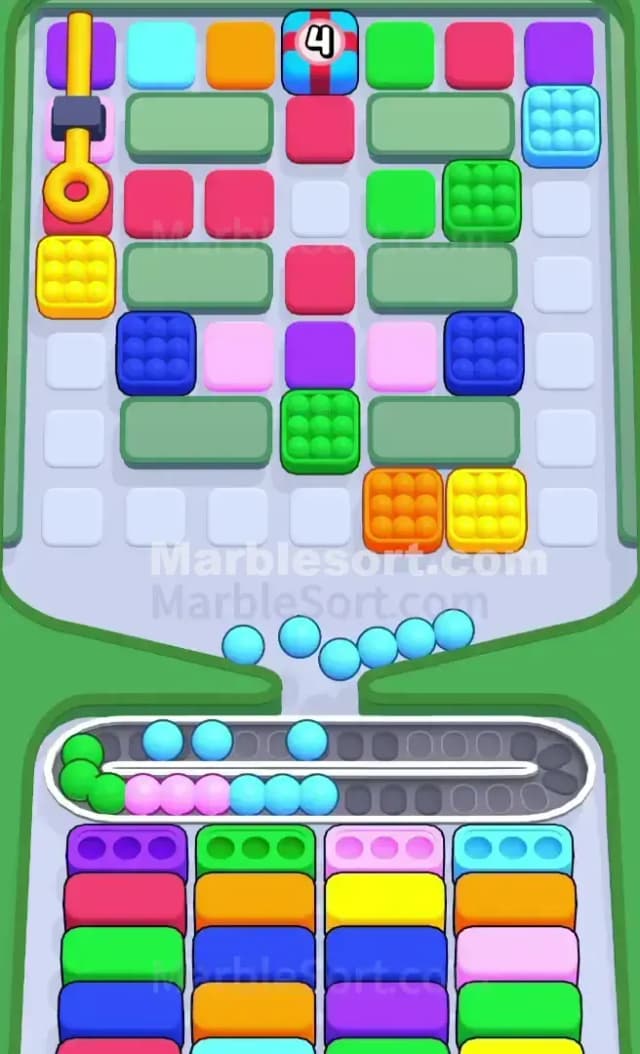 Marble Sort Level 495 Solution 1