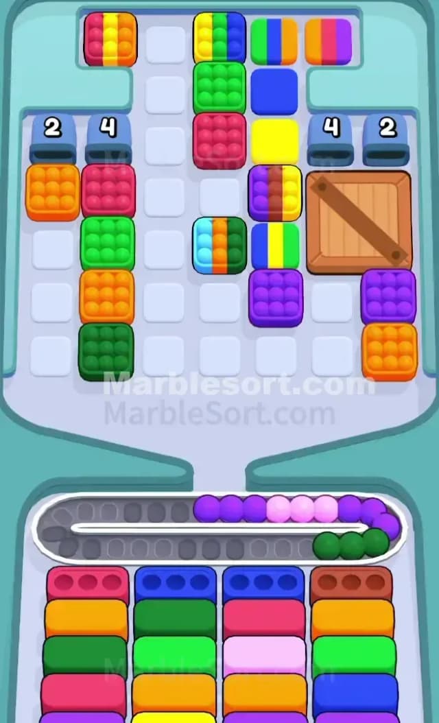 Marble Sort Level 273 Solution 1