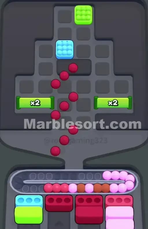 Marble Sort Level 377 Solution 3
