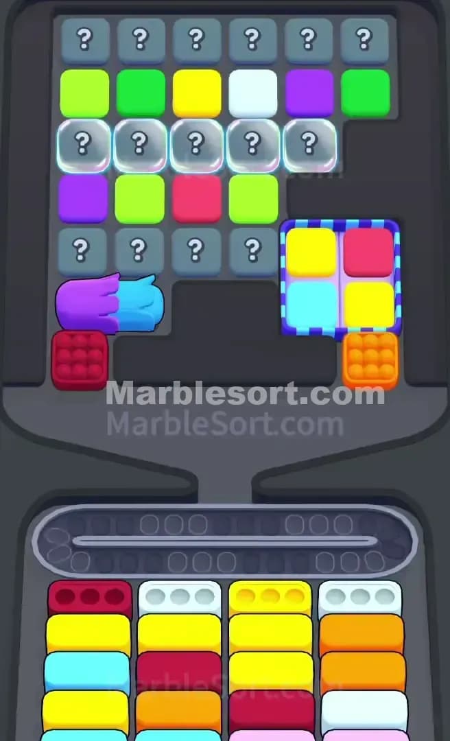 Marble Sort Level 664 Screenshot