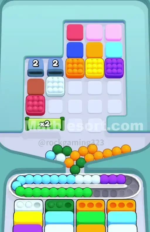 Marble Sort Level 266 Solution 1