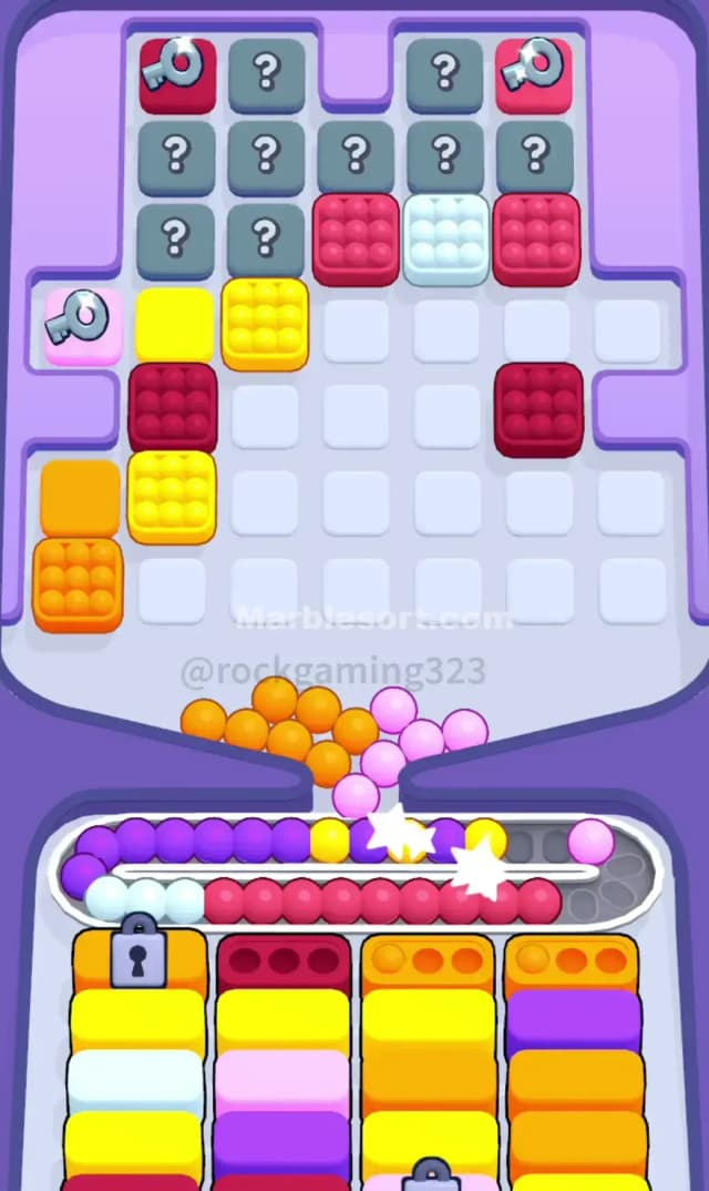 Marble Sort Level 371 Solution 1