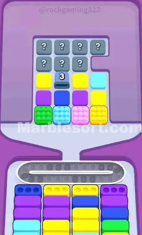 Marble Sort Level 13 Gameplay