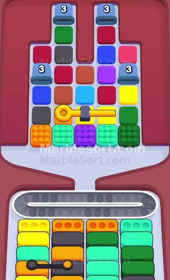 Marble Sort Level 613 Screenshot