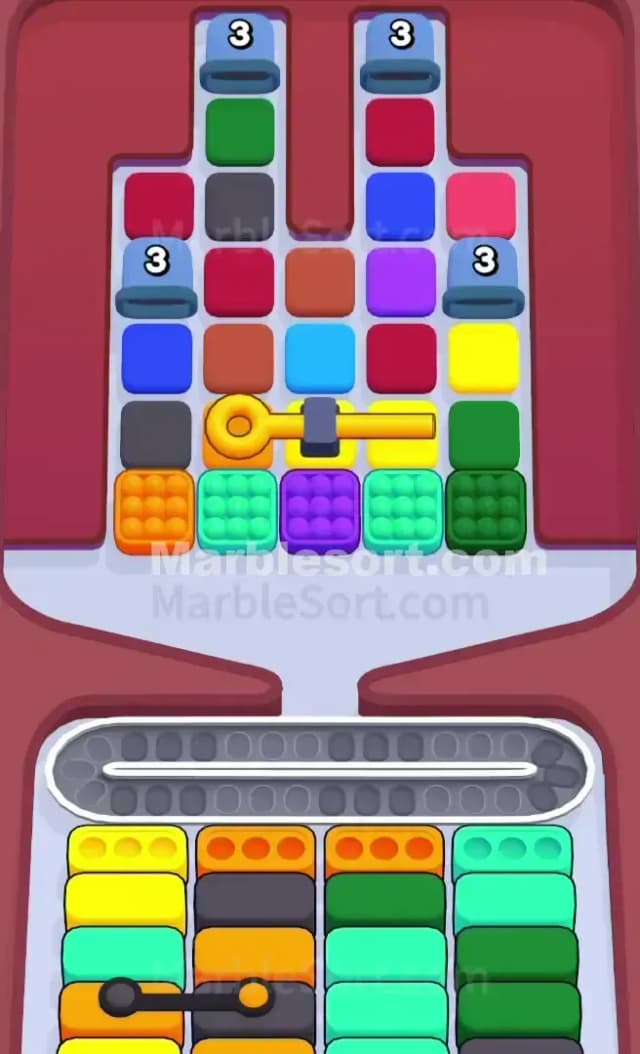 Marble Sort Level 613 Gameplay