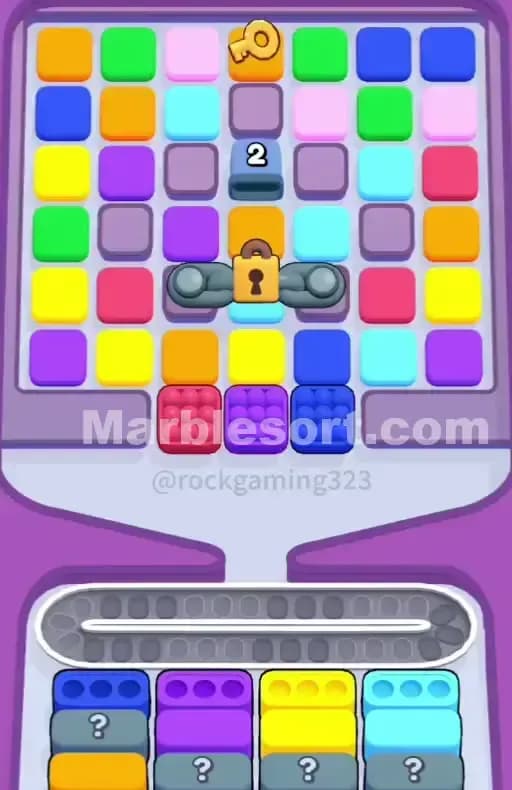 Marble Sort Level 245 Screenshot