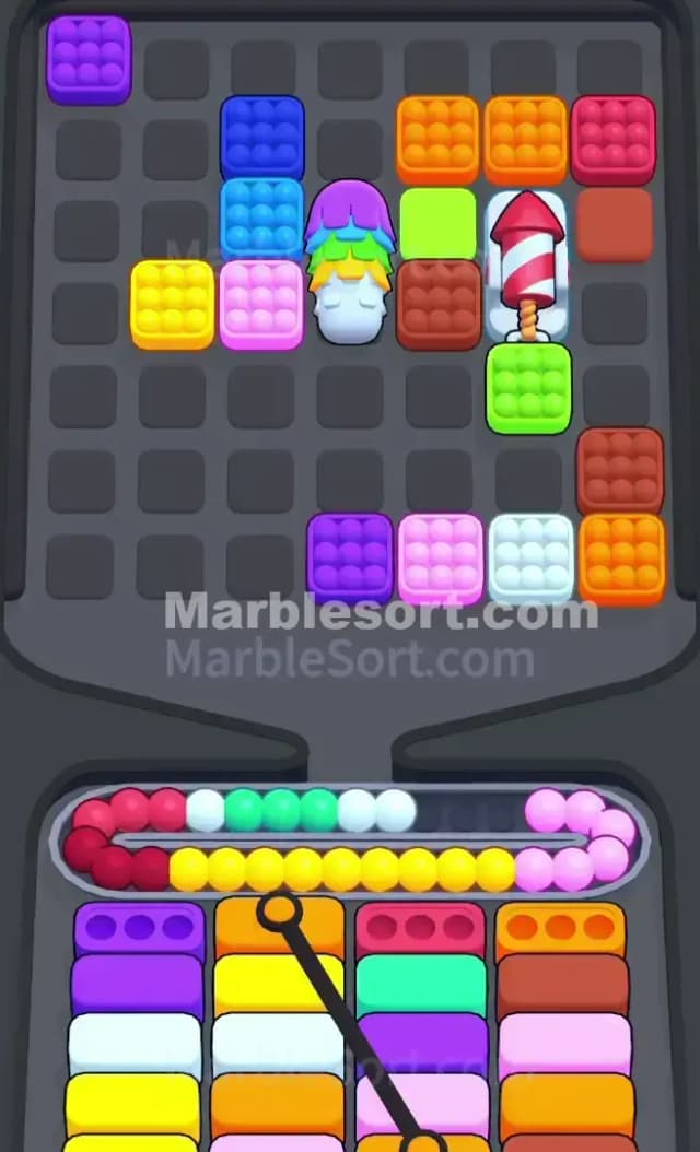 Marble Sort Level 734 Solution 2