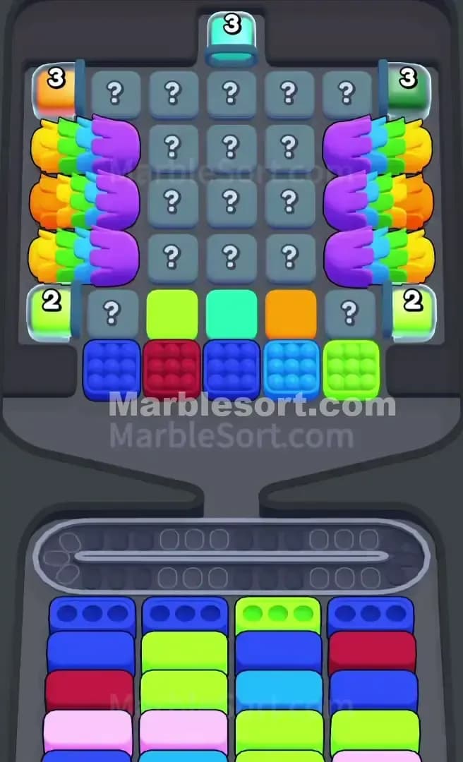 Marble Sort Level 557 Screenshot