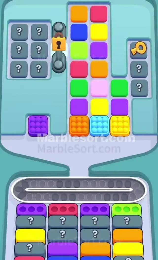 Marble Sort Level 349 Gameplay