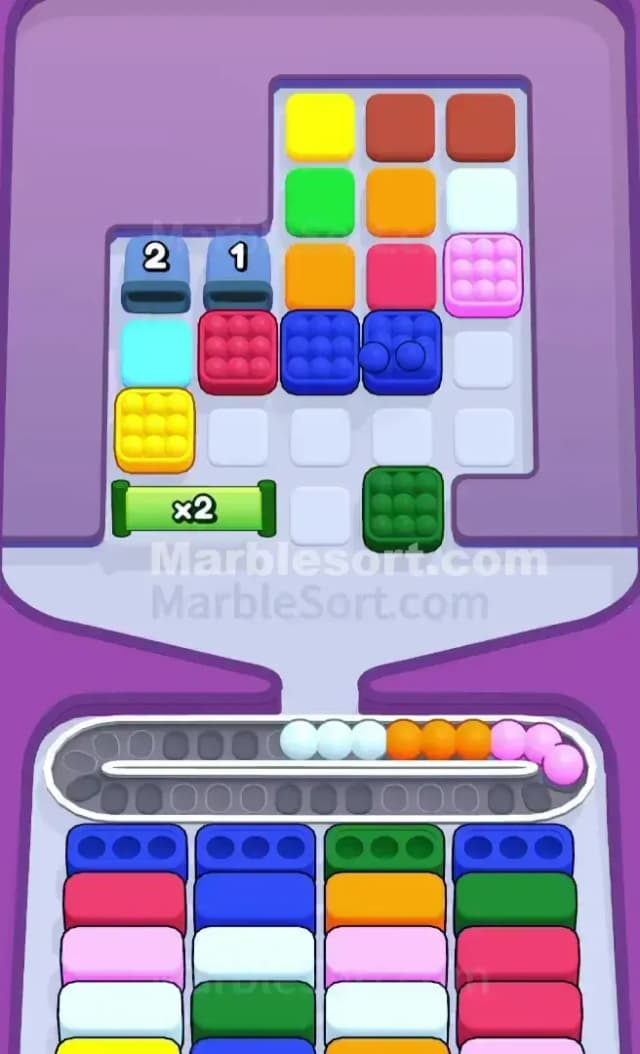 Marble Sort Level 326 Solution 1