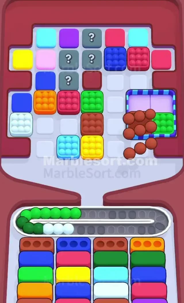 Marble Sort Level 609 Solution 1