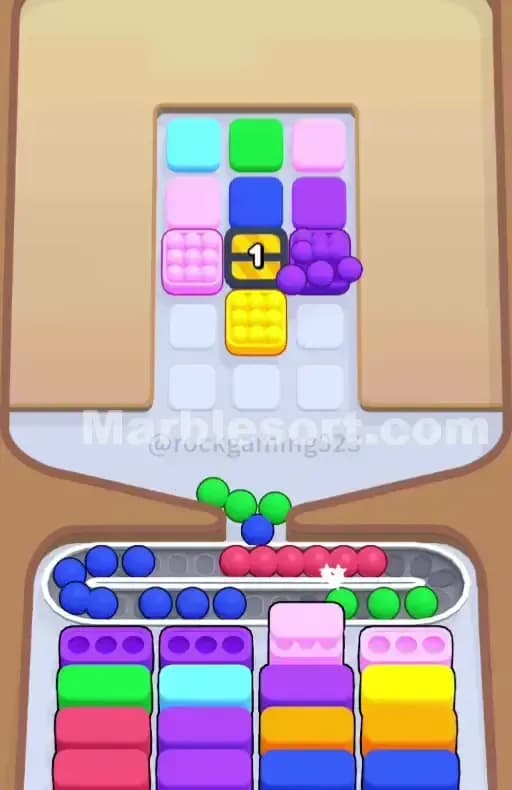 Marble Sort Level 201 Solution 1