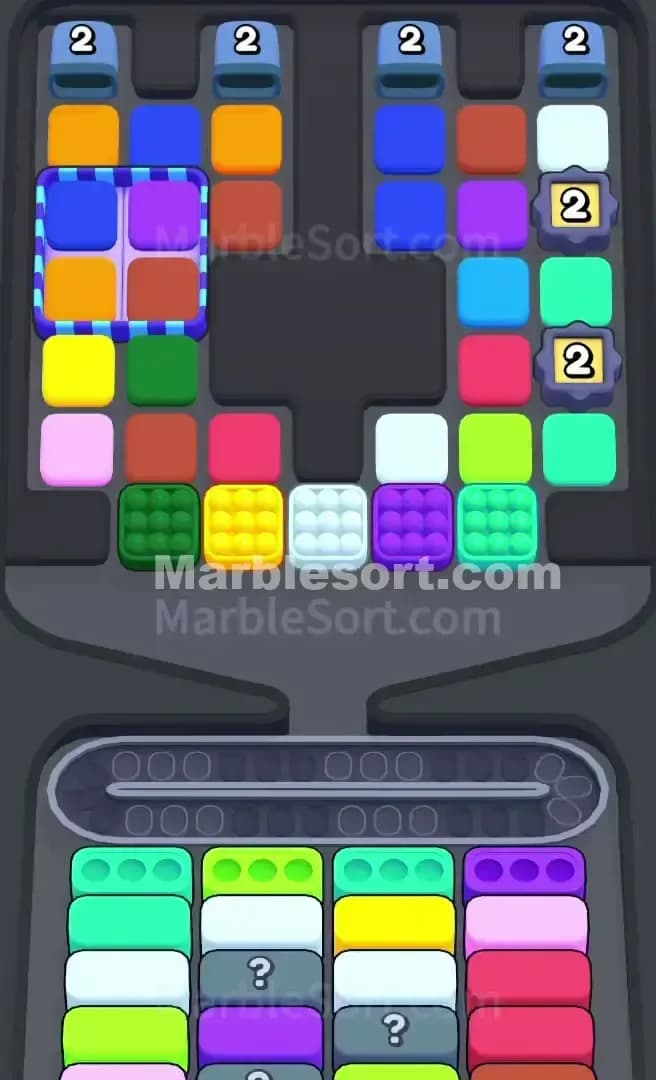 Marble Sort Level 280 Screenshot
