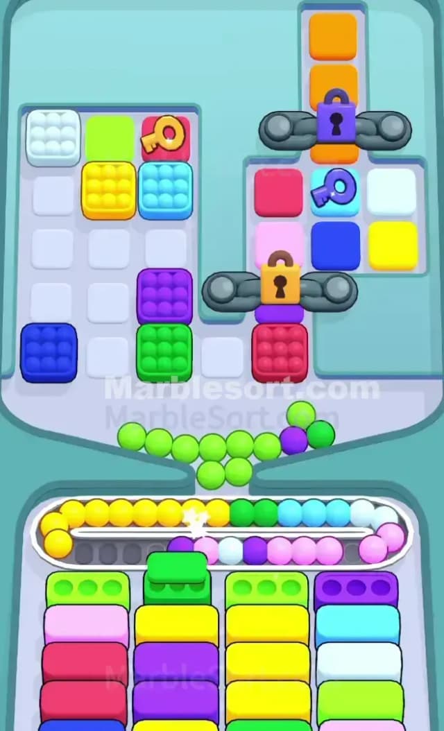 Marble Sort Level 731 Solution 1