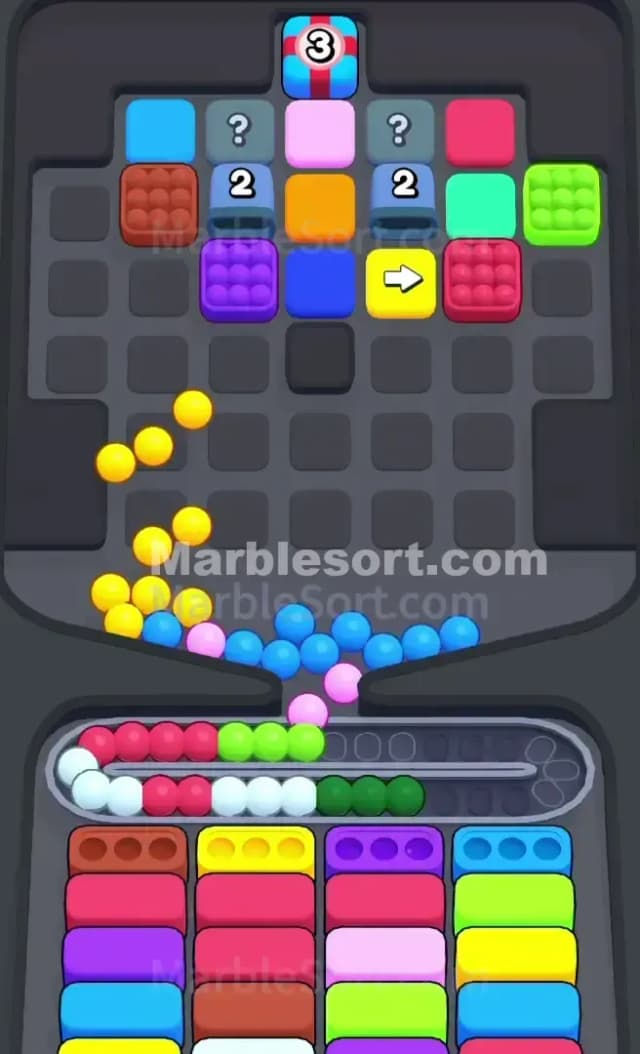 Marble Sort Level 277 Solution 1