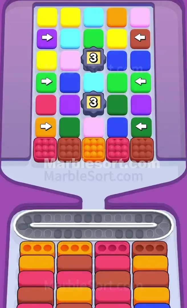 Marble Sort Level 322 Screenshot