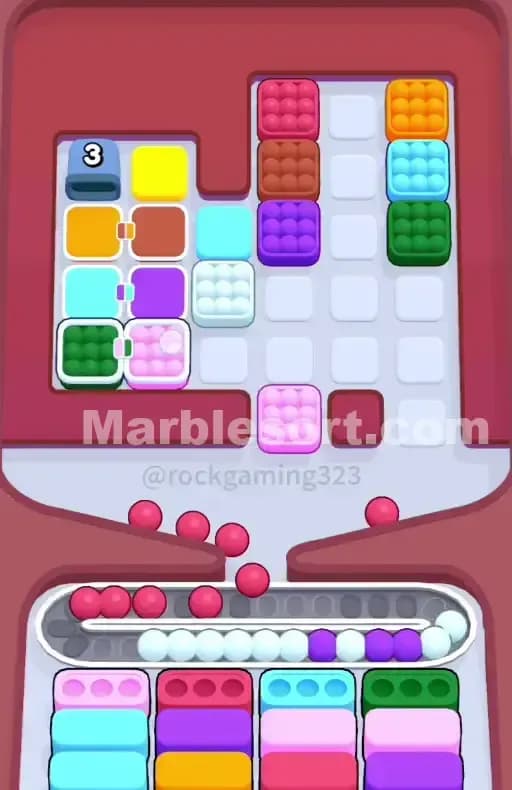 Marble Sort Level 225 Solution 1