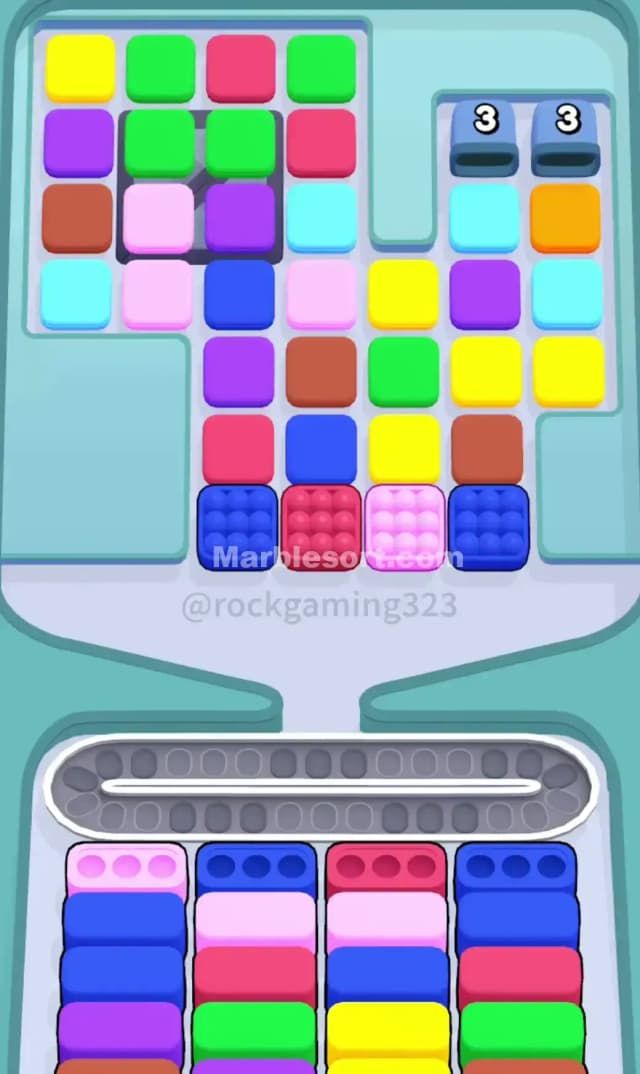 Marble Sort Level 198 Gameplay